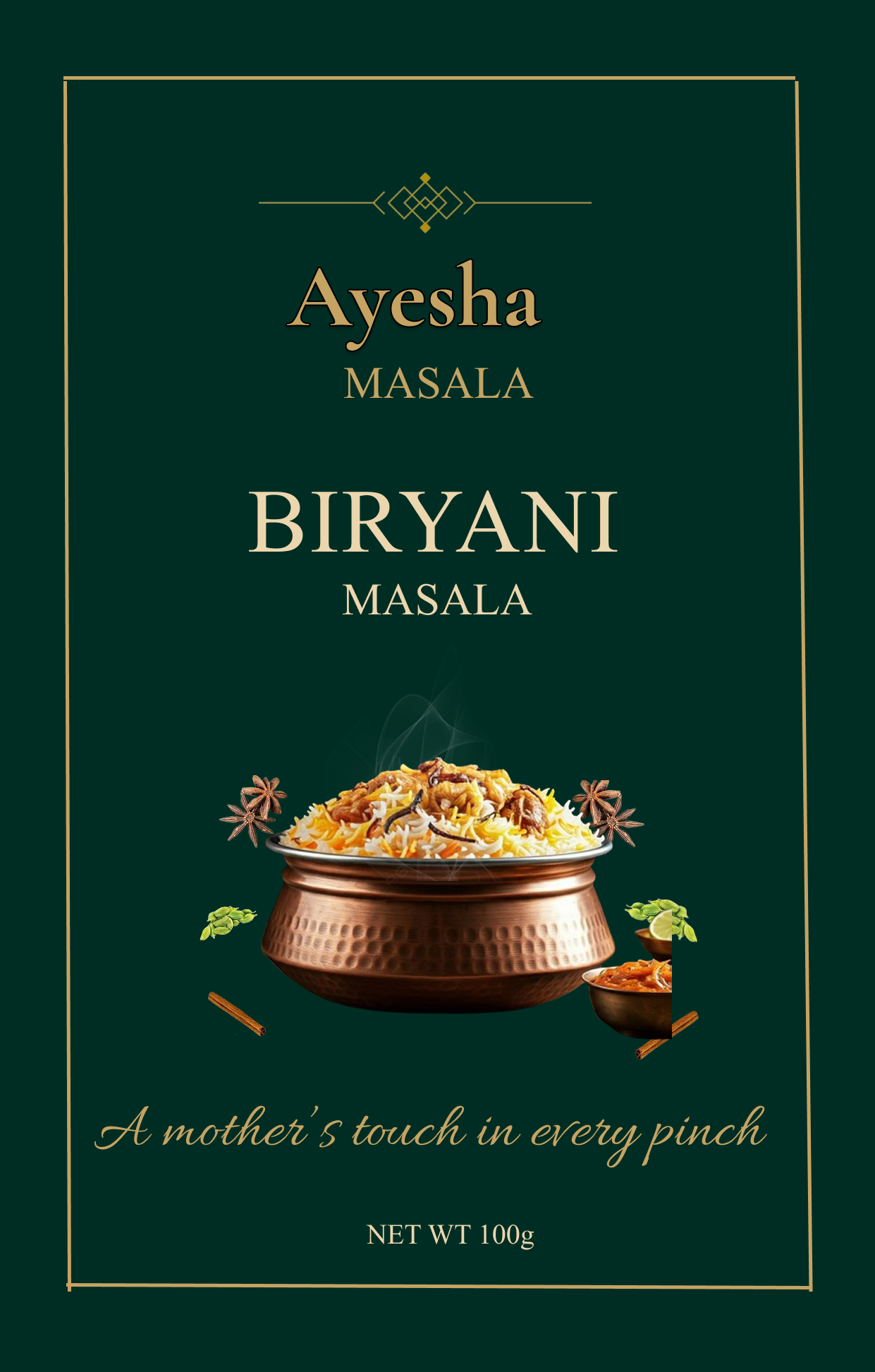 Ayesha Masala Packaging